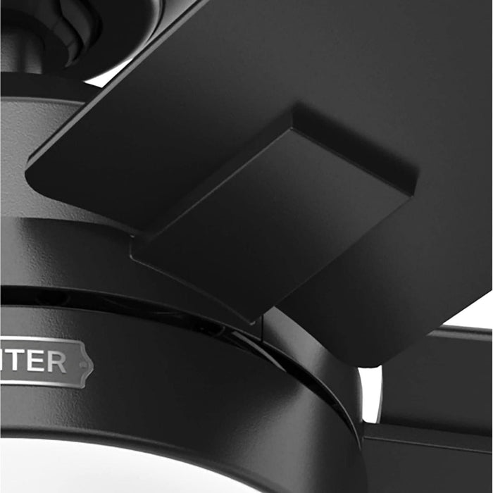 Matte Black Ceiling Fan, Hugger Ceiling Fans, Home Ceiling Fan-8-ErisView