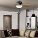 Matte Black Ceiling Fan, Hugger Ceiling Fans, Hugger Ceiling Fans-4-ErisView
