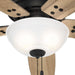Matte Black Ceiling Fan, Hugger Ceiling Fans, Hugger Ceiling Fans-6-ErisView