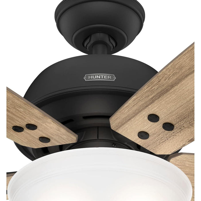 Matte Black Ceiling Fan, Hugger Ceiling Fans, Hugger Ceiling Fans-8-ErisView