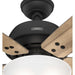 Matte Black Ceiling Fan, Hugger Ceiling Fans, Hugger Ceiling Fans-8-ErisView