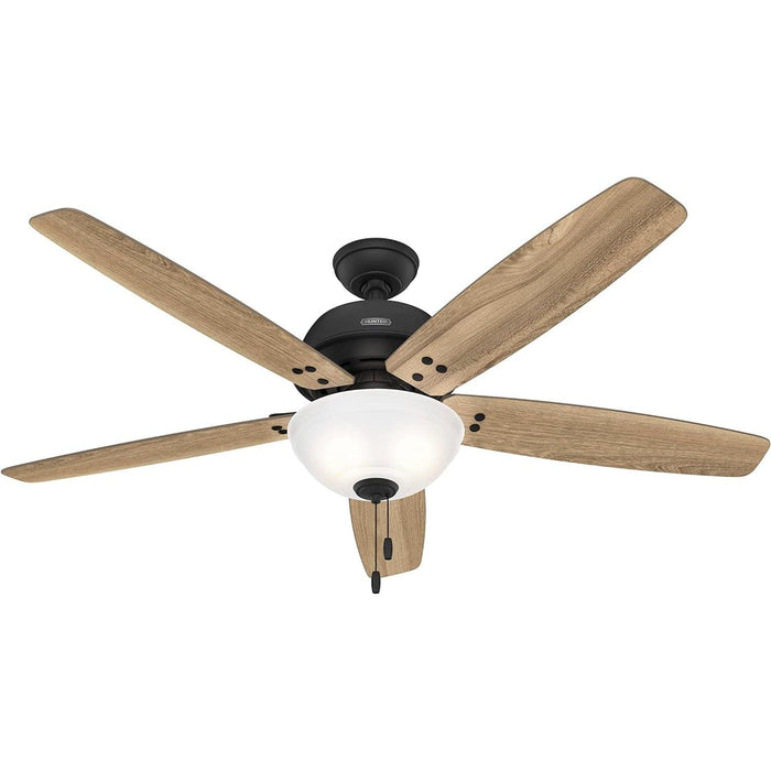 Matte Black Ceiling Fan, Hugger Ceiling Fans, Hugger Ceiling Fans-1-ErisView