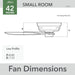Matte Black Low Profile Ceiling Fan, Hugger Ceiling Fans-6-ErisView