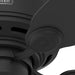 Matte Black Low Profile Ceiling Fan, Hugger Ceiling Fans-8-ErisView