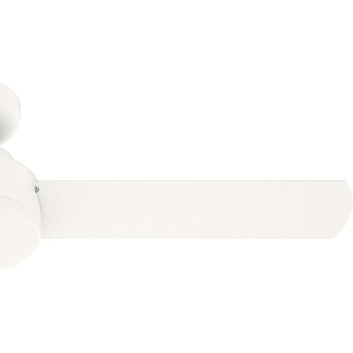 Matte White Ceiling Fan with Remote, Ceiling Hugger Ceiling Fans-13-ErisView