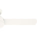 Matte White Ceiling Fan with Remote, Ceiling Hugger Ceiling Fans-13-ErisView