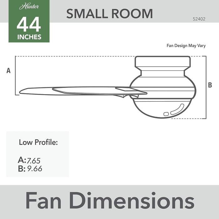 Matte White Ceiling Fan with Remote, Ceiling Hugger Ceiling Fans-6-ErisView