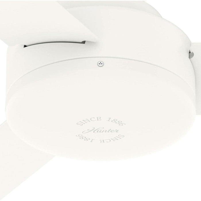 Matte White Ceiling Fan with Remote, Ceiling Hugger Ceiling Fans-7-ErisView