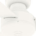 Matte White Ceiling Fan with Remote, Ceiling Hugger Ceiling Fans-9-ErisView