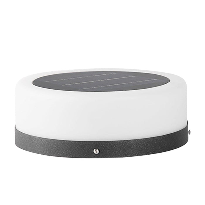 Minimalist Design Solar Post Lamp with Intelligent Light Control, High Color LED, and Weatherproof Sealing for Vibrant and Warm Courtyard Lighting-ErisView-11