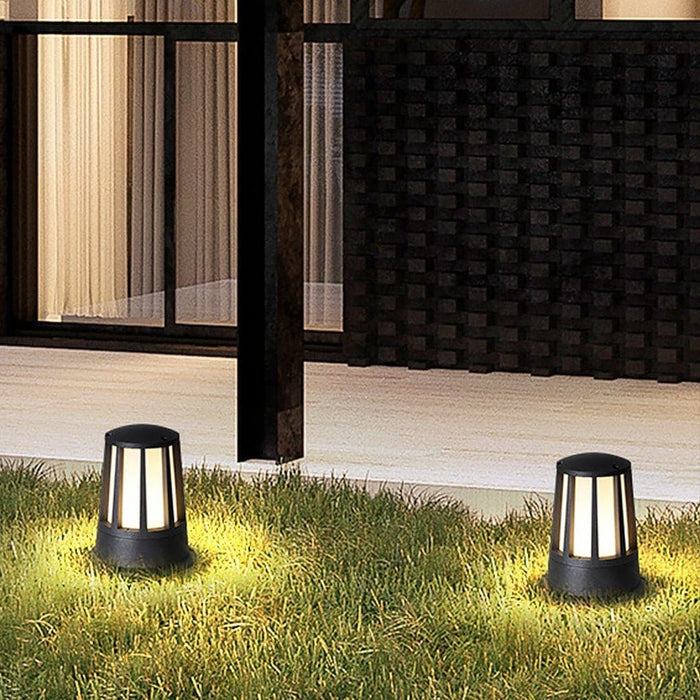Minimalist LED Waterproof Landscape Lighting, Durable Aluminum Alloy & Glass Shade, IP54 Rated for Stylish Outdoor Home Decoration-ErisView-14