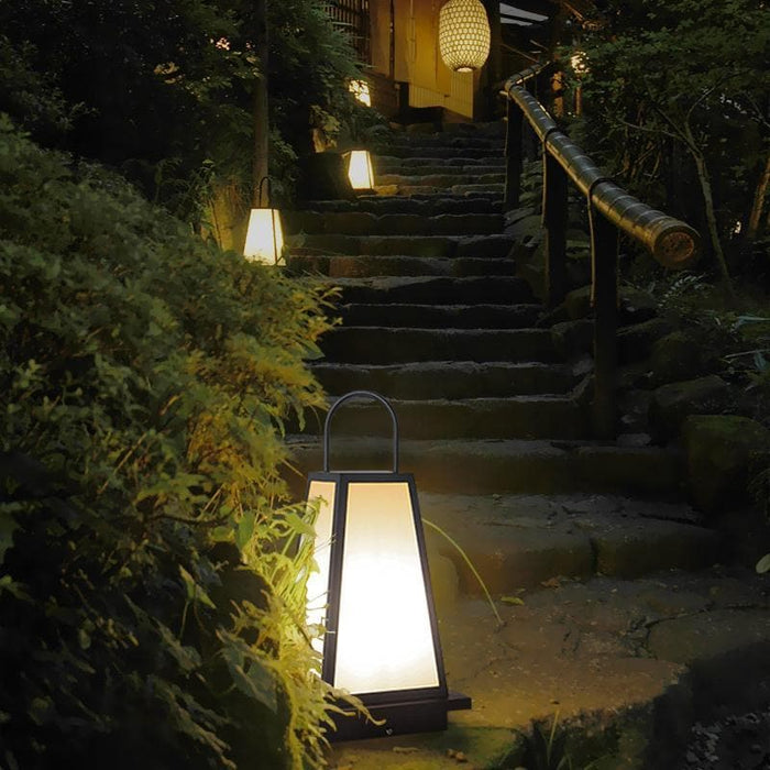 Minimalist Retro Outdoor Lantern Lights for Patio, Pathway, or Lawn, Sturdy Metal Base with Hook Design, Perfect for Enhancing Your Outdoor Space-ErisView-4