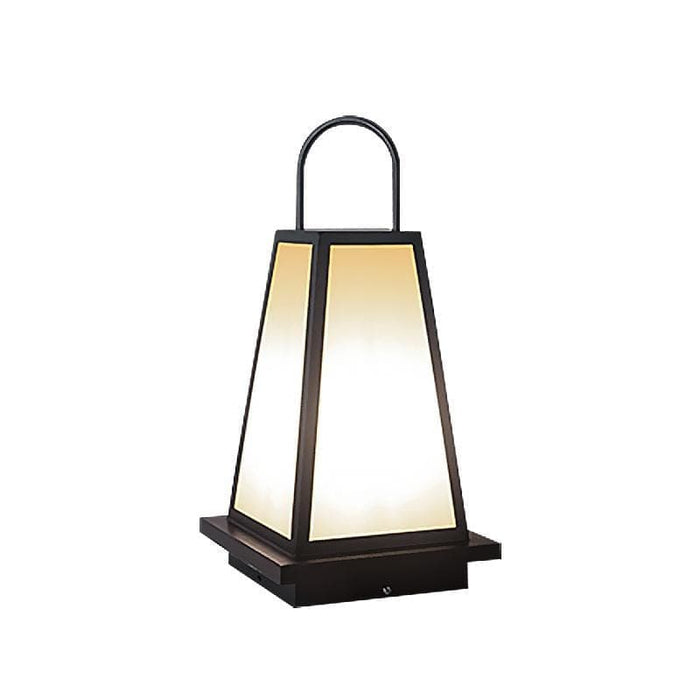 Minimalist Retro Outdoor Lantern Lights for Patio, Pathway, or Lawn, Sturdy Metal Base with Hook Design, Perfect for Enhancing Your Outdoor Space-ErisView-5