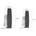 Modern Aluminum Outdoor Wall Mount Lights with Handcrafted Bubble Glass Shades, Rustproof, Waterproof, Ideal for Corridors, Aisles, and Doorways-ErisView-4