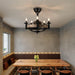 Modern Black Rustic Ceiling Fan Light Fixture, Chandelier Ceiling Fan with Lights, Farmhouse Style Ceiling Fan for Living Room Kitchen Island Bedroom-6-ErisView