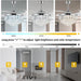 Modern Crystal Ceiling Fan with Lights and Remote, Decorative Dimmable Fandelier for Bedroom Living Room Dining Room Kitchen -3-ErisView