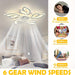 Modern Dimmable LED Ceiling Fan Light with Remote Control for Living Room Dining Room Office Bedroom-ErisView