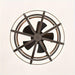 Modern Enclosed Ceiling Fan with Caged, Industrial Indoor Ceiling Fan with Light Kit Remote Control-ErisView