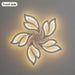 Modern Flower-Shaped LED Ceiling Fan Light with Remote, Dimmable Ceiling Fan Lamp for Bedroom Dining Room Kitchen Study Living Room-ErisView