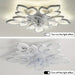 Modern Flower-Shaped LED Ceiling Fan Light with Remote, Dimmable Ceiling Fan Lamp for Living Room Bedroom Home Office Kitchen-ErisView