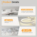 Modern Flower-Shaped LED Ceiling Fan with Light Remote Control, Dimmable Geometric Ceiling Fan for Living Room Bedroom Kitchen-ErisView