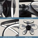 Modern Geometric Ceiling Fan with LED Light and Remote, Reversible Dimmable Ceiling Fan for Bedroom Living Room Dining Room Kitchen-ErisView