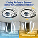 Modern LED Ceiling Fan with Lights, Small Low Profile Flush Mount Ceiling Fan with Remote and Smart APP Control for Bedroom Kitchen Dining Room-5-ErisView