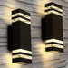 Modern Outdoor Up and Down Wall Light, Outdoor Wall Fixture for Courtyard Garden Porch Corridor-ErisView