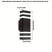 Modern Outdoor Up and Down Wall Light, Outdoor Wall Fixture for Courtyard Garden Porch Corridor-ErisView