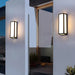 Modern Outdoor Wall Lamp with Motion Sensor, Die-Cast Aluminum, IP65 Waterproof, Rust Proof, Energy Efficient, Bright Acrylic Lampshade-ErisView-20