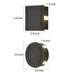Modern Outdoor Wall Light, Round & Square Shapes, Bright & Comfortable Lighting for Relaxing Atmosphere, Unique Decorative Effects-ErisView-6