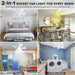 Modern Socket Fan Light, Small Ceiling Fan with Lights and Remote, Screw In Light Socket Fan-2-ErisView