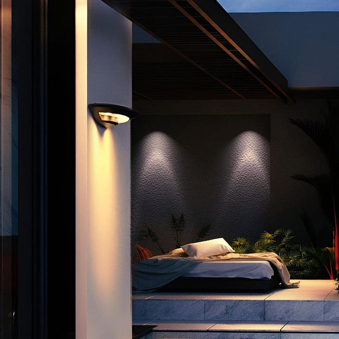 Modern Stylish Outdoor Wall Light Fixture, Unique Lighting Effect, Waterproof Aluminum Alloy, Perfect for Porch, Garden, Square, and Corridor-ErisView-2