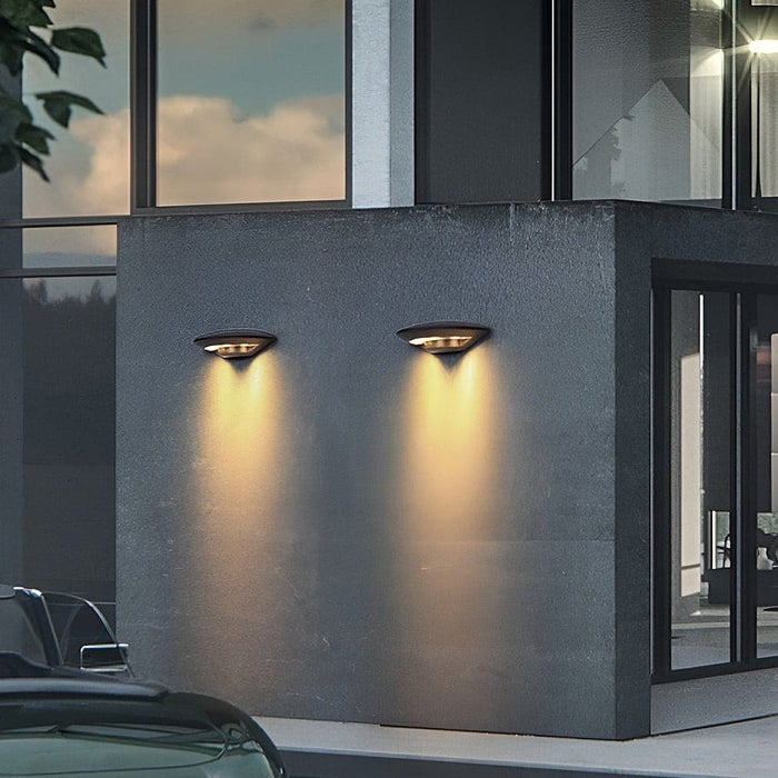 Modern Stylish Outdoor Wall Light Fixture, Unique Lighting Effect, Waterproof Aluminum Alloy, Perfect for Porch, Garden, Square, and Corridor-ErisView-5