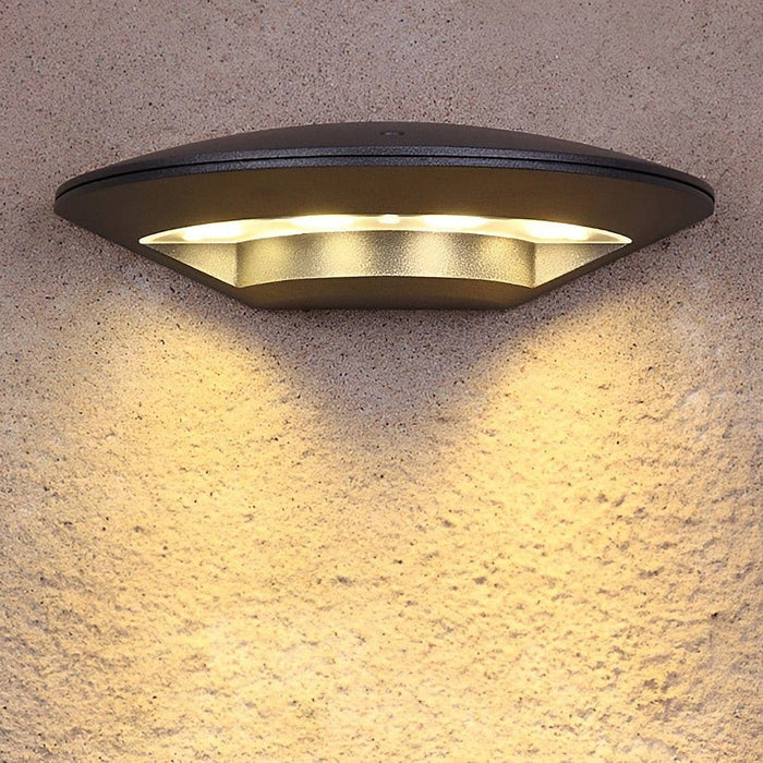 Modern Stylish Outdoor Wall Light Fixture, Unique Lighting Effect, Waterproof Aluminum Alloy, Perfect for Porch, Garden, Square, and Corridor-ErisView-7