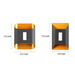 Modern Up and Down Outdoor Wall Light, Durable Metal Sconce with High Brightness LED, Available in 2 Styles and Colors for Living Room, Courtyard, Balcony-ErisView-19