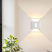 Modern Up and Down Outdoor Wall Light, Durable Metal Sconce with High Brightness LED, Available in 2 Styles and Colors for Living Room, Courtyard, Balcony-ErisView-6