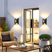Modern Up and Down Outdoor Wall Light, Durable Metal Sconce with High Brightness LED, Available in 2 Styles and Colors for Living Room, Courtyard, Balcony-ErisView-23