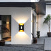 Modern Up and Down Outdoor Wall Light, Durable Metal Sconce with High Brightness LED, Available in 2 Styles and Colors for Living Room, Courtyard, Balcony-ErisView-24