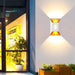 Modern Up and Down Outdoor Wall Light, Durable Metal Sconce with High Brightness LED, Available in 2 Styles and Colors for Living Room, Courtyard, Balcony-ErisView-25