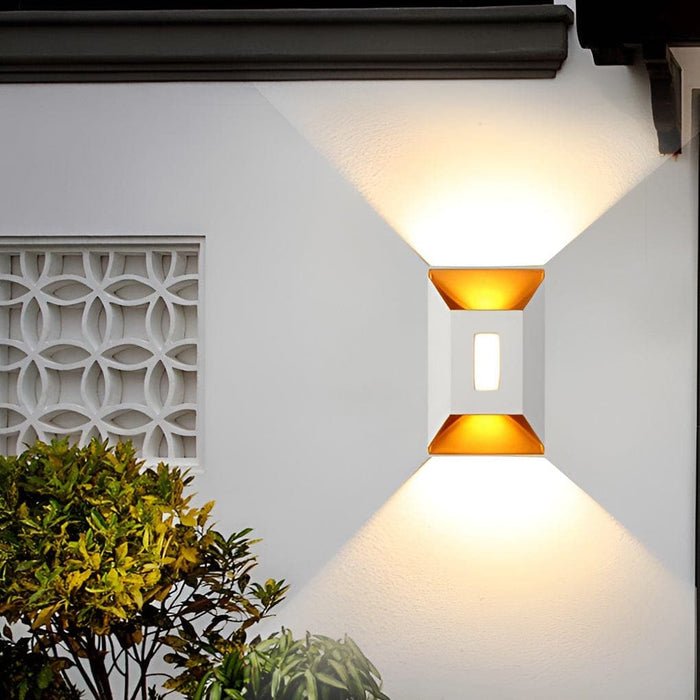 Modern Up and Down Outdoor Wall Light, Durable Metal Sconce with High Brightness LED, Available in 2 Styles and Colors for Living Room, Courtyard, Balcony-ErisView-26