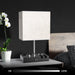 Bedside Lamps Table Lamp with 2 USB Ports, Modern Nightstand Lamp with 2 Phone Stands ErisView