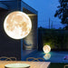 Moon-Inspired Outdoor Chandelier with Realistic Lunar Texture, Waterproof Resin Glass Fiber,  Warm Lighting for Elegant Courtyard Decor-ErisView-12