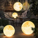 Moon-Inspired Outdoor Chandelier with Realistic Lunar Texture, Waterproof Resin Glass Fiber,  Warm Lighting for Elegant Courtyard Decor-ErisView-13