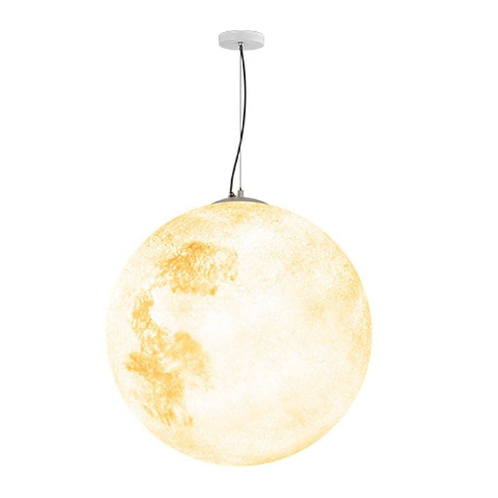 Moon-Inspired Outdoor Chandelier with Realistic Lunar Texture, Waterproof Resin Glass Fiber,  Warm Lighting for Elegant Courtyard Decor-ErisView-8