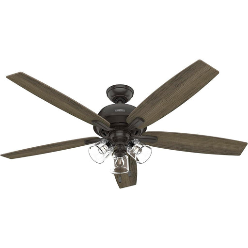 Noble Bronze Hunter Ceiling Fan, Hugger Ceiling Fans, Cooling Ceiling Fan-1-ErisView