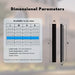 Outdoor Linear Rectangular Wall Light, Waterproof LED Wall Lamp, Modern Black Wall Light for Wall Villas Courtyard Porch ErisView