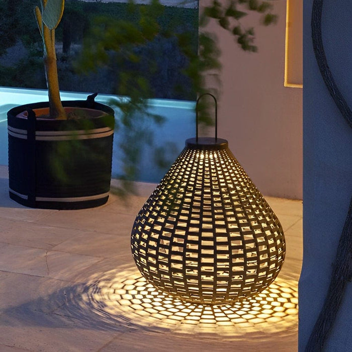 Portable Rattan Outdoor Lawn Lamp with USB Charging, Aluminum Core, and Versatile Handle Design for Garden, Patio, and Camping Use-ErisView-13
