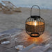 Portable Retro Solar Rattan Lantern, Outdoor Hanging Light with Warm LED, Durable & Weatherproof, Auto On/Off for Garden, Patio, Table Decor-ErisView-8