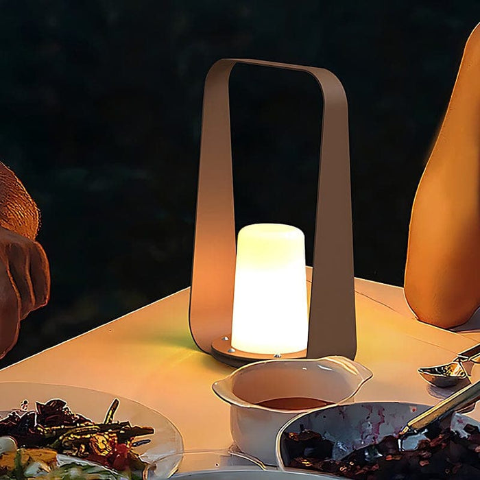 Portable USB Rechargeable Stainless Steel Garden Light with Superior Waterproof Performance for Indoor Outdoor Use, Ideal for Camping, BBQs, and Parties-ErisView-10